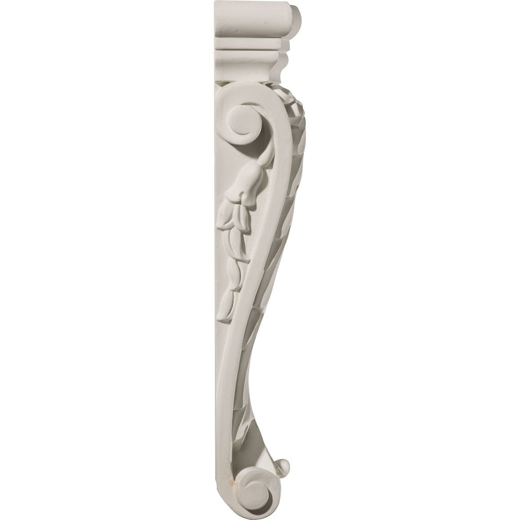 4 1/2-Inch W x 1 3/4-Inch D x 10-Inch H Asa Acanthus Corbel