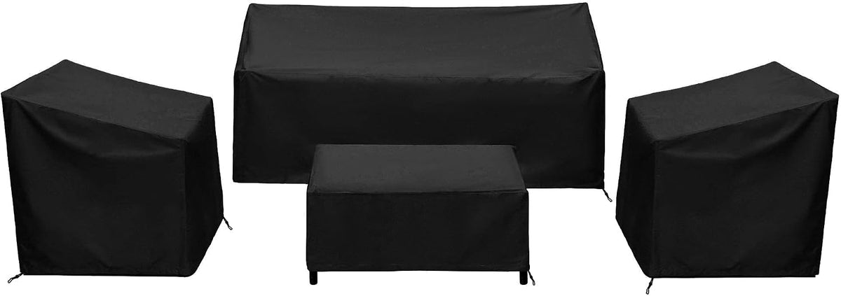 Patio Furniture Covers,Outdoor Furniture Cover Waterproof,Patio Furniture Set Covers for 4 Piece Outdoor Conversation