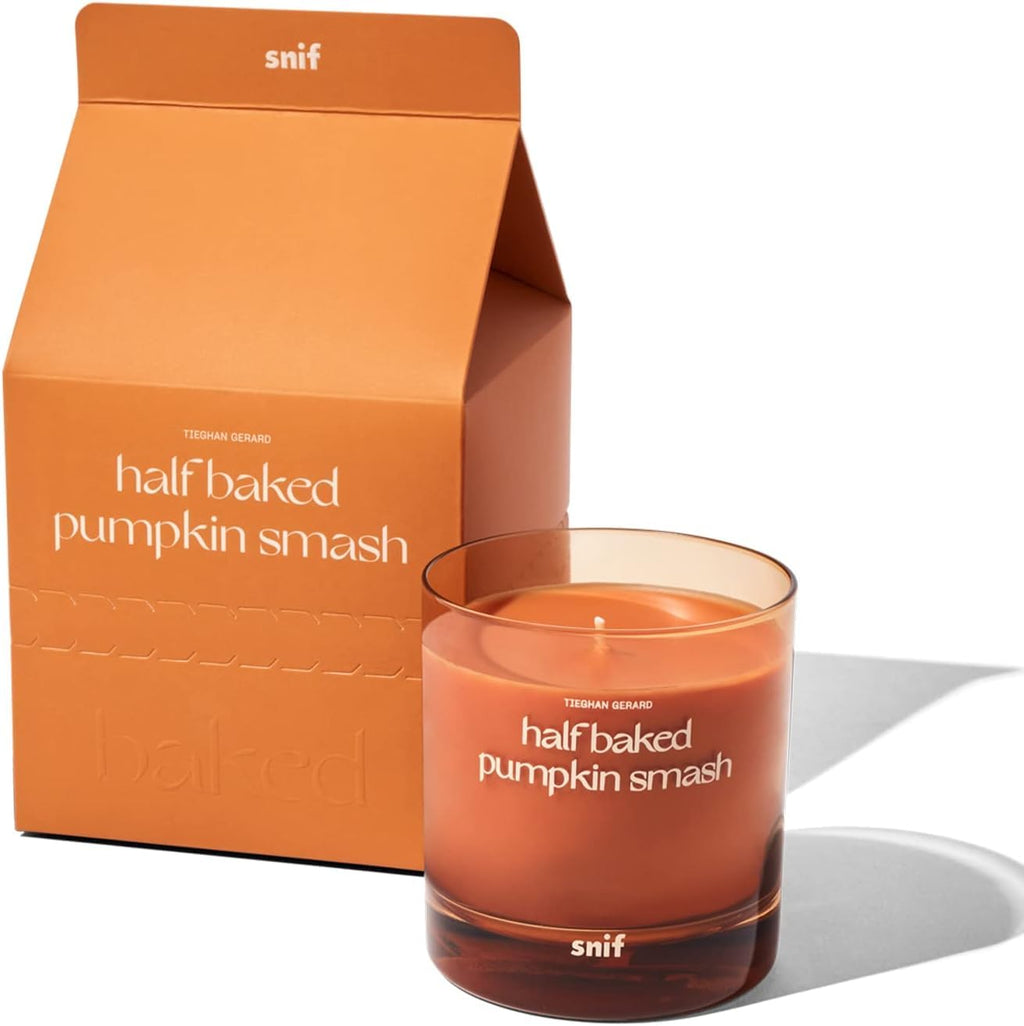 Half Baked Pumpkin Smash Non-Toxic Candle, Fall Scent, 8.5 oz