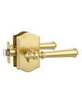 1 Pack Brushed Gold Privacy Interior Door Handles