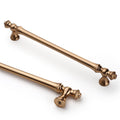 10 Pack 7.5 Inch(192mm) Champagne Bronze Kitchen Cabinet Handles,Brushed Brass Cabinet Pulls Kitchen Cabinet Hardware