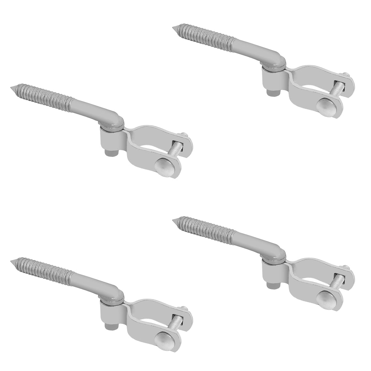 T-Post Gate Hinge Pins, Heavy Duty 1-5/8" U-Bolt Clamps