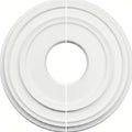 12" Decorative Ceiling Medallion for Light Fixtures & Fans PU White