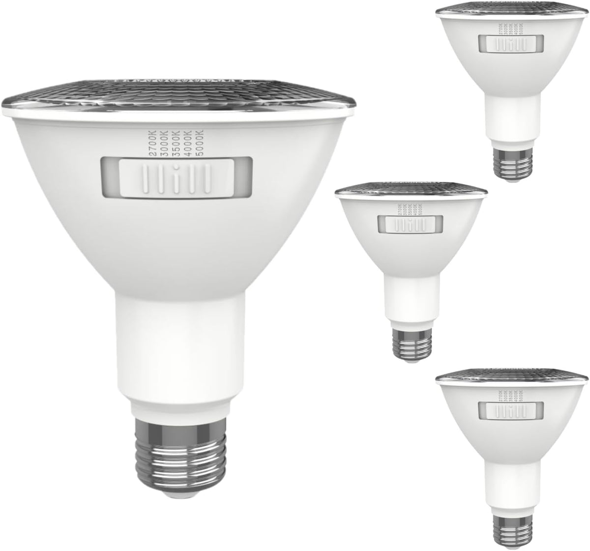 PAR30 LED Bulb Long Neck Flood Light Dimmable 800 Lumen E26 Medium Base 27K/30K/35K/40K/50K Color Selectable 9W 40°