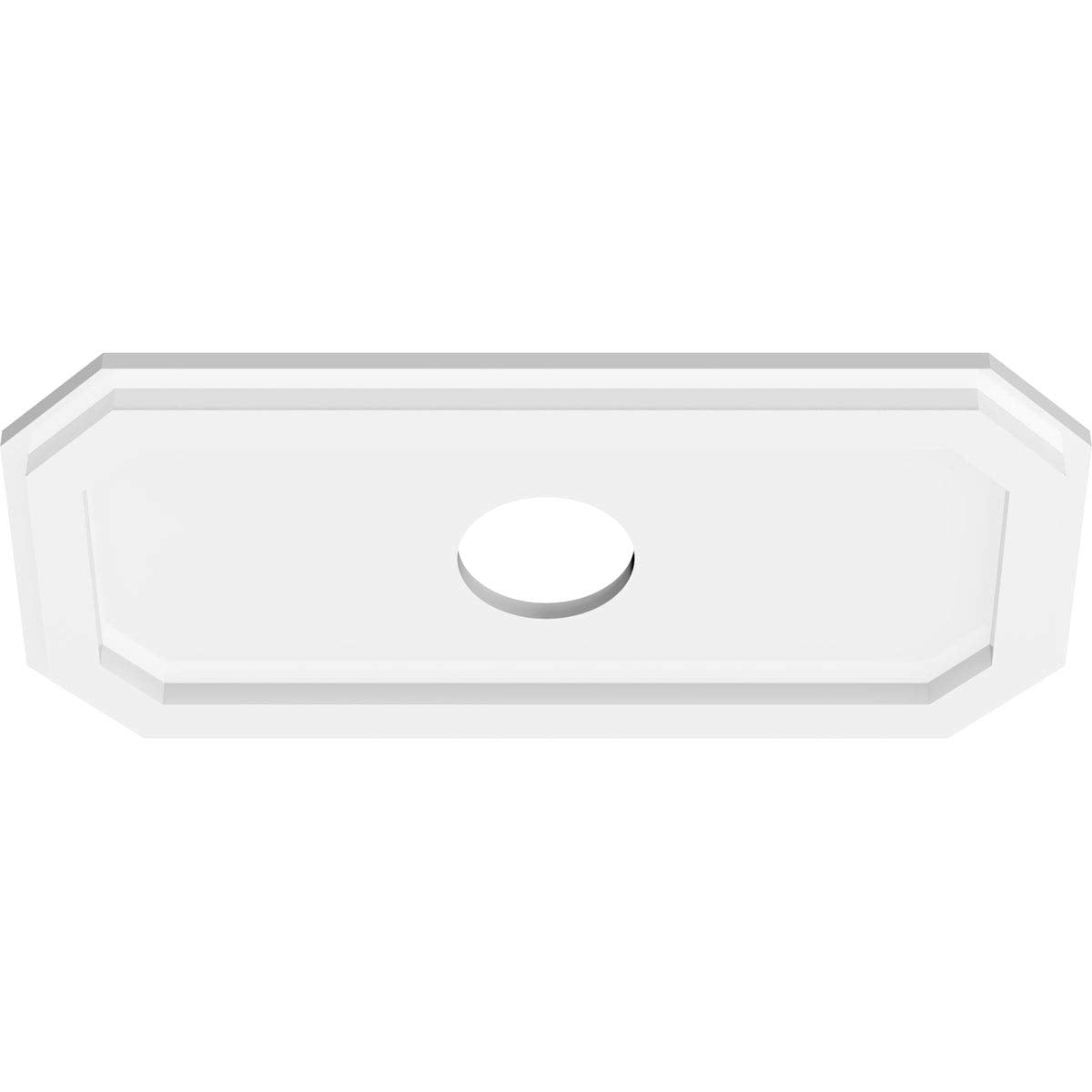 03000 Emerald Architectural Grade PVC Contemporary Urethane Ceiling Medallions 18"W x 9"H x 3"ID x 6 1/4"C