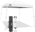 10x10 Slant Leg Pop-up Canopy Tent Easy One Person Setup Instant Outdoor Beach Canopy Folding Portable Sports Shelter