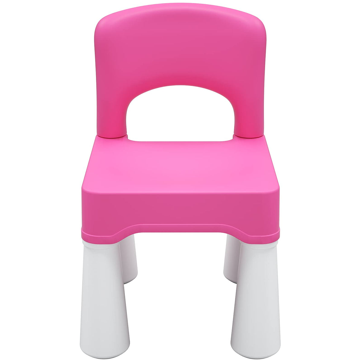 Sturdy Ergonomic Toddler Chair: 9.3in seat, 3+ Years, Pink, in/Out