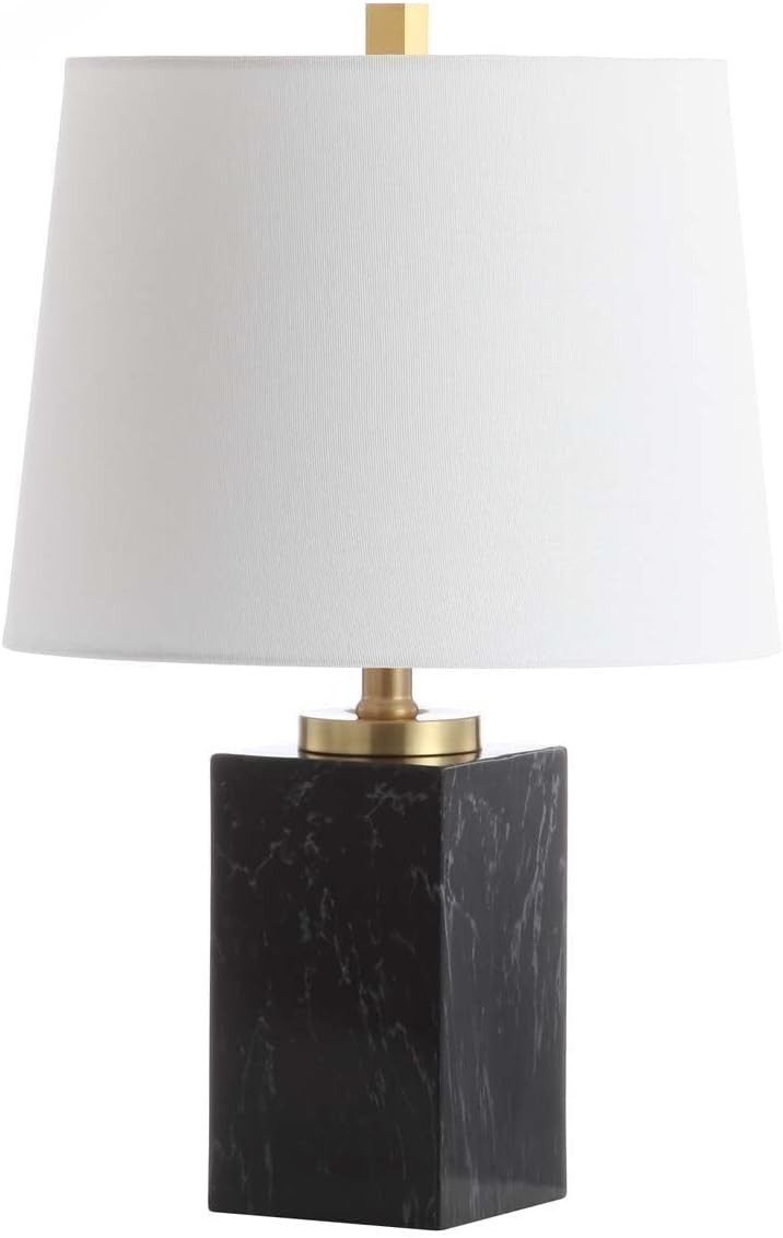 Judson Black Marble Finish 21-inch Bedroom Living Room Home Office Desk Nightstand Table Lamp (LED Bulb Included)