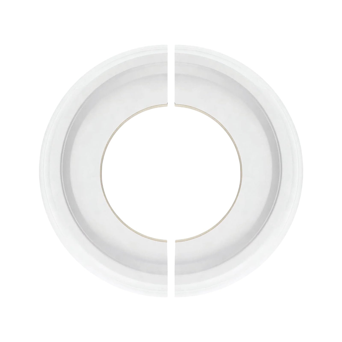 1PC Plain Ceiling Medallion, Split Decorative Ceiling Ring for Chandelier Light Fixture Ceiling Decor, Simple Surface