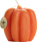 Beeswax Pumpkin Candle, Orange (3 x 3.25in)