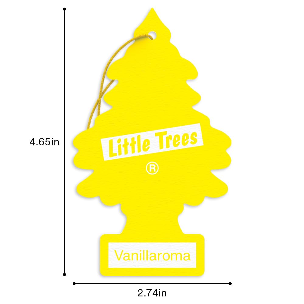 Car Air Freshener | Hanging Tree Provides Long Lasting Scent for Auto and Home | 24 Air Fresheners |Vanillaroma