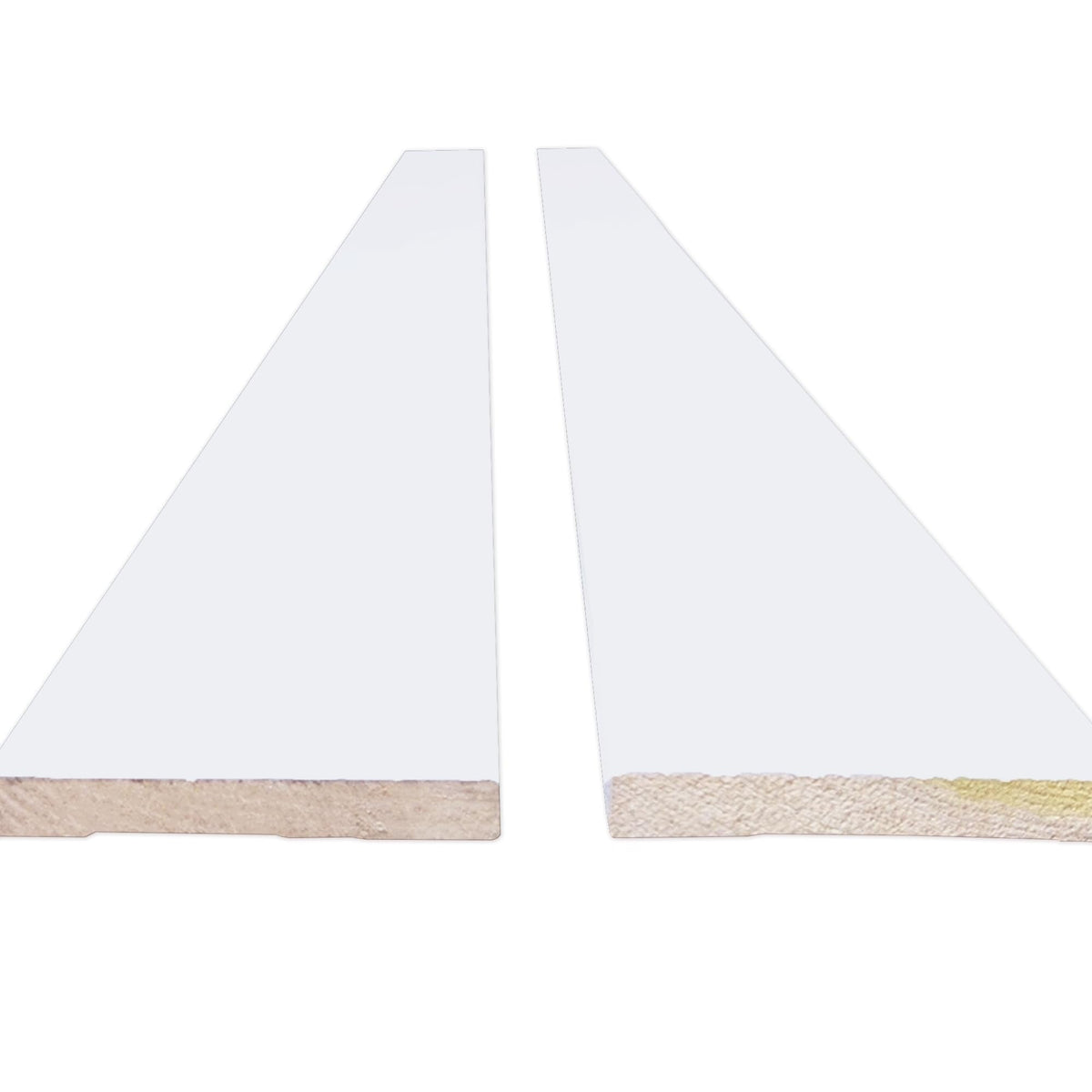 3-1/4" Baseboard Moulding, Primed Fingerjoint Poplar, Modern Craftsman Style, 1/2" x 3-1/4" x 94", 4709