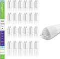 4FT T8 LED Tubes, 16W, 5000K, Dimmable, Type B, 24 Pack (24 Tubes)