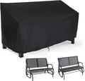 48" Outdoor Glider Bench Cover Waterproof Patio Porch Loveseat Cover