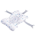 Bath Cushion Support Bat Newborn Floating Bath Sling for Infant Tub (White Star, 28cm*43cm*26cm)