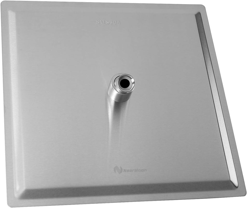 Rain Shower Head, High Flow Stainless Steel Square Rainfall Shower, Waterfall Bath Shower Body Covering, Ceiling or