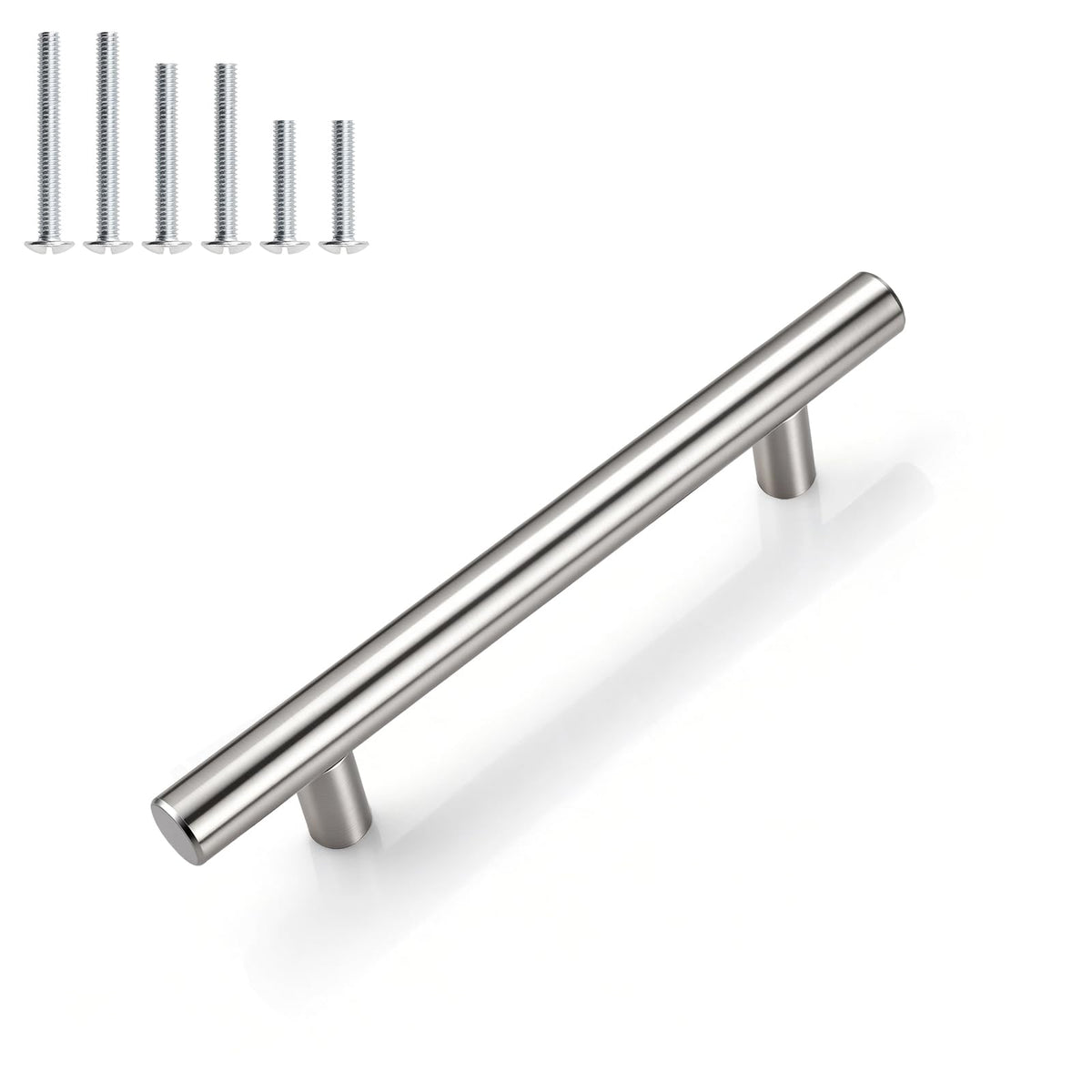 30 Pack 3-3/4'' (96mm) Hole Center Cabinet Pulls, Brushed Nickel