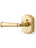 Door Handle Brushed Gold Privacy Door Lever, 1 Pack