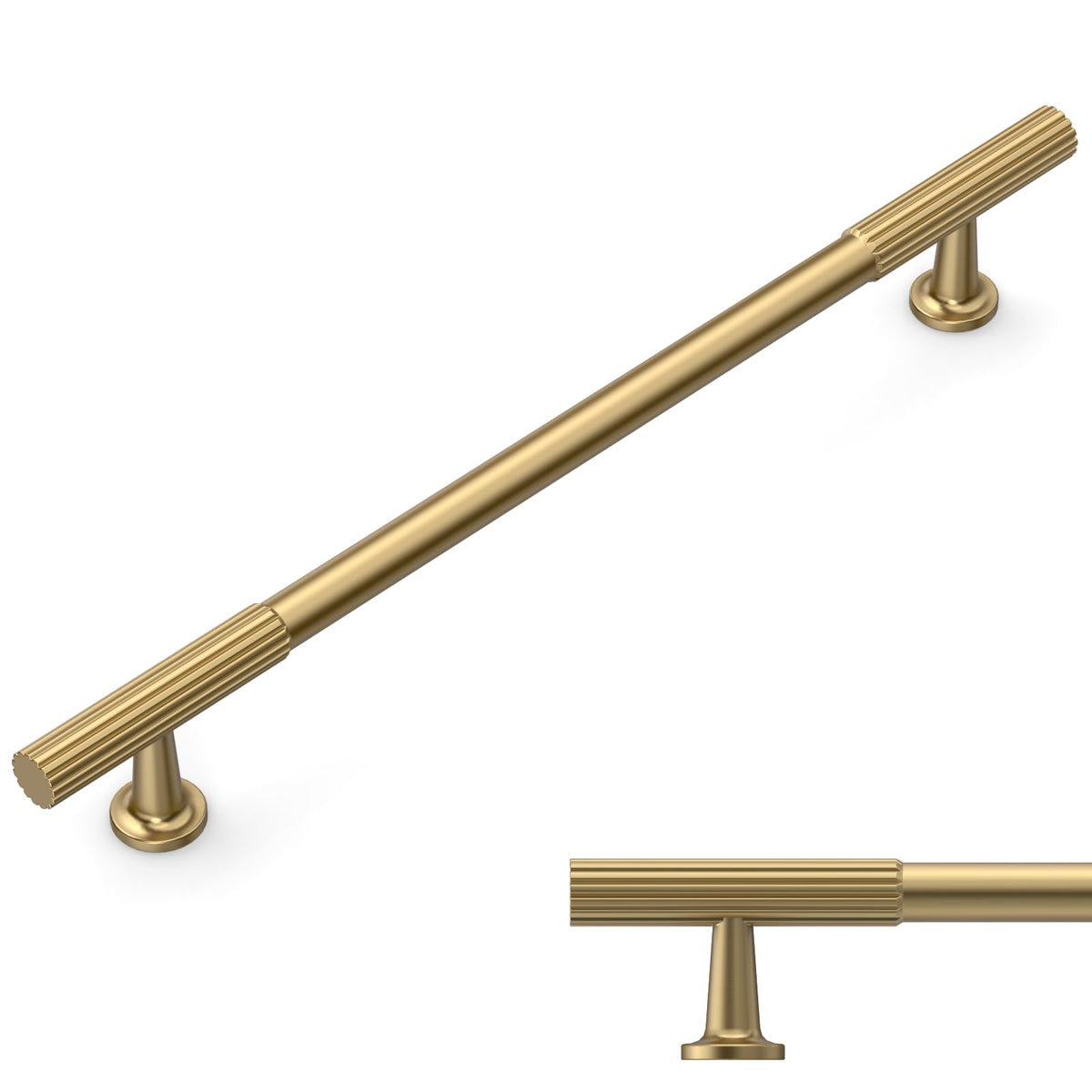 10 Pack Champagne Bronze Cabinet Pulls 7.5"