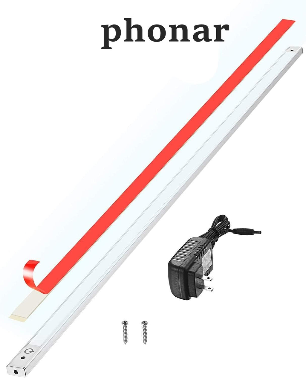 48 inch Under Cabinet Lighting LED Lamps Closet, LED Counter Light with Plug in Hardwired LED Lighting