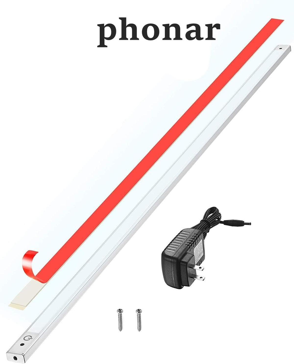 48 inch Under Cabinet Lighting LED Lamps Closet, LED Counter Light with Plug in Hardwired LED Lighting