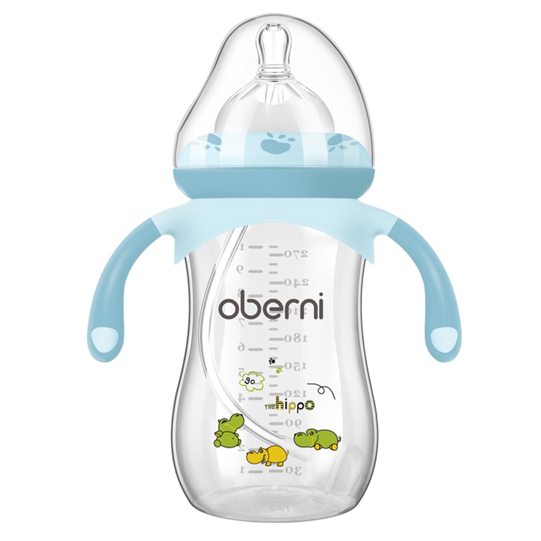 Baby Bottles, Weighted Straw Toddler Milk Bottles with Non-Slip Handle, Size + Variable Fast Flow, 12+ Months