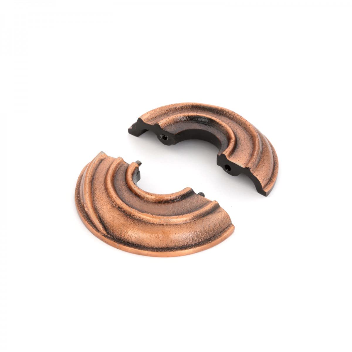 3.13 in OD 1/2 in IPS Antique Copper Radiator Flange