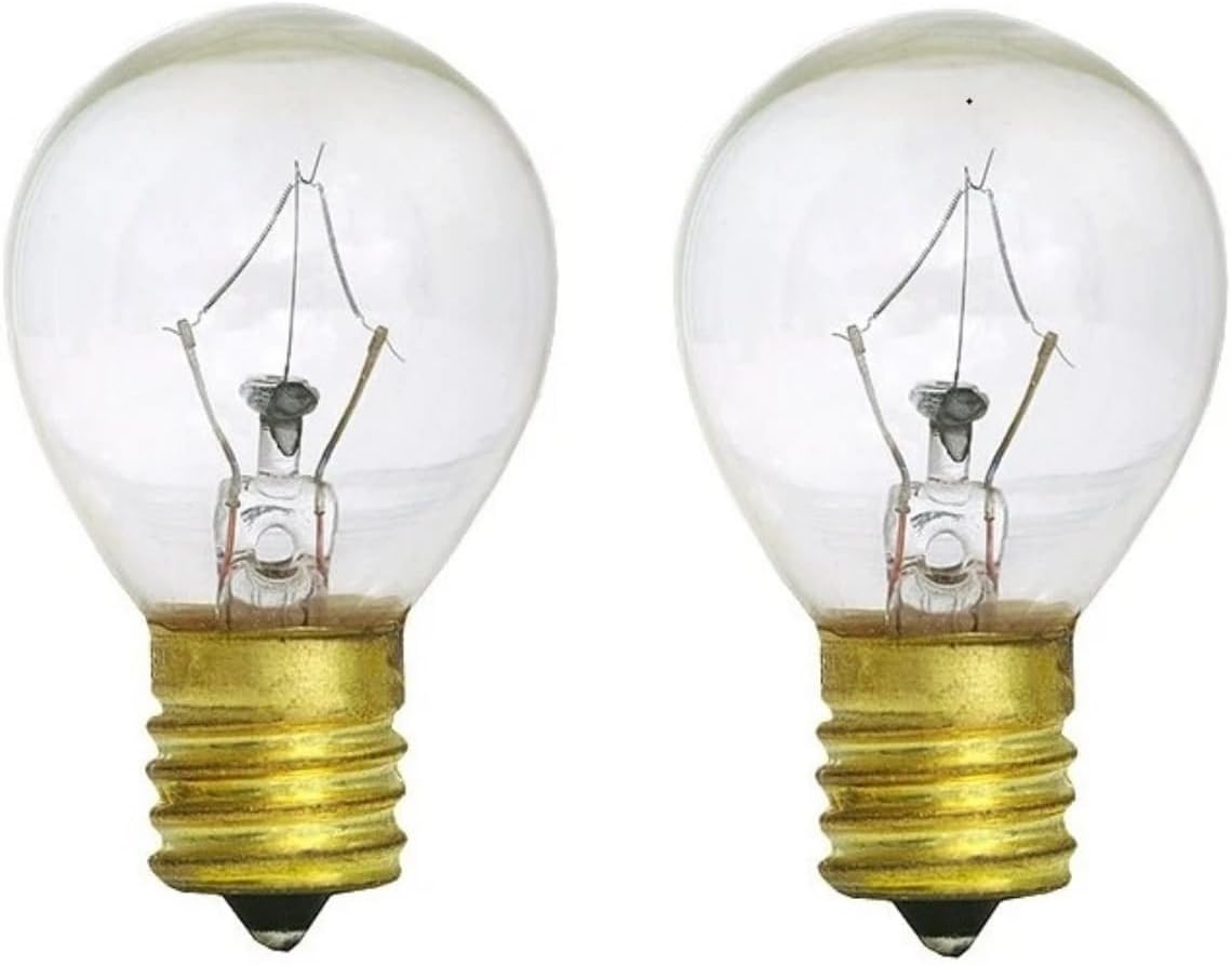 2 X 25w Lava Lamp Light Bulb S Type E17 Base 25 Watt S11, 25S11, 25S11N, S11N25