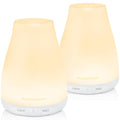 2 Pcs Essential Oil Diffuser Aroma Diffusers, Basic White