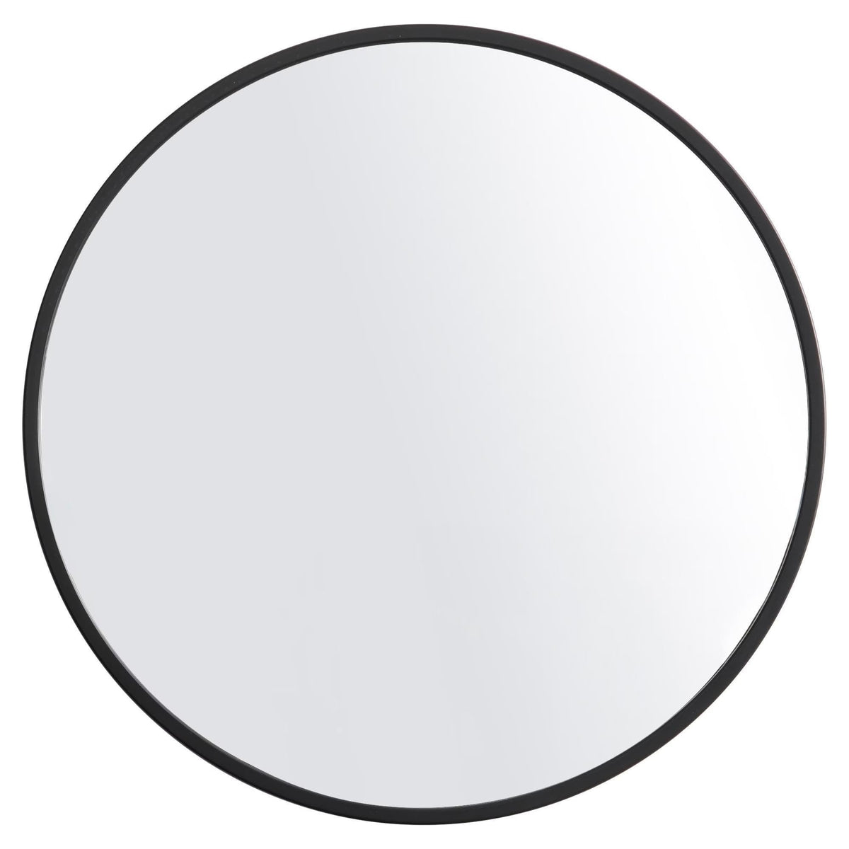 3 Pack 10 Inch Round Wall Mirror Set, Black & Gold Modern Thin Frame Decorative Circular Mirrors, Art Decor Bedroom