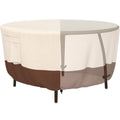 Outdoor Heavy-Duty 48" Round Patio Table/Chair 900D Cover Waterproof