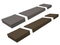 Soft Seat Edge Cushion Fireplace Hearth Guard Bumper Pad Child Proof Padding (Medium, Brown-fits Width from-69-80")