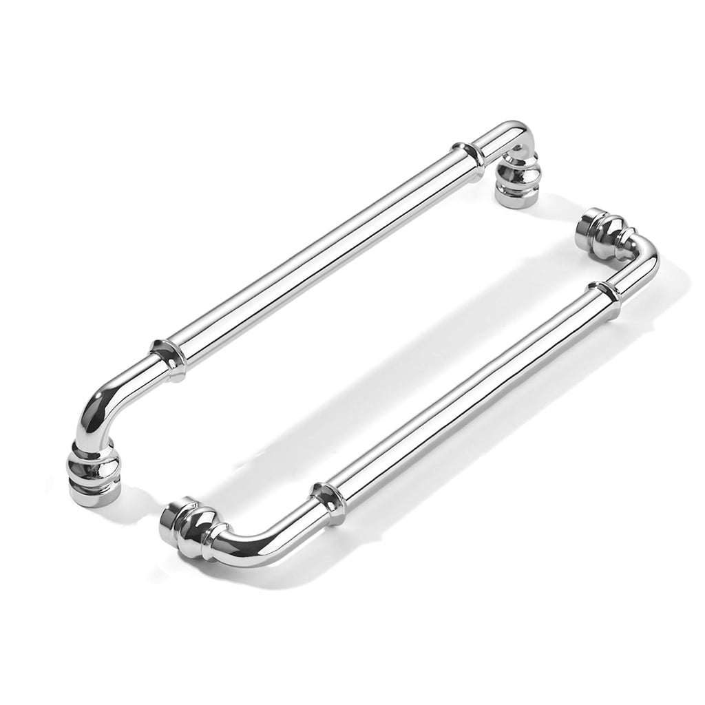 2 Pack Heavy Duty 12" Polished Chrome Cabinet Pulls