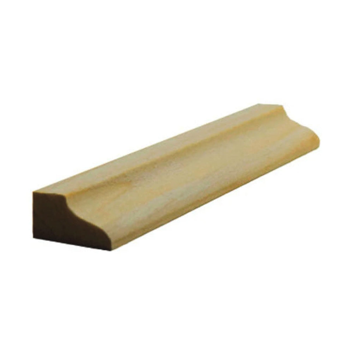 Ogee Panel Molding 3/4" W x 7/16" Trim. Unfinished, Poplar, 94"