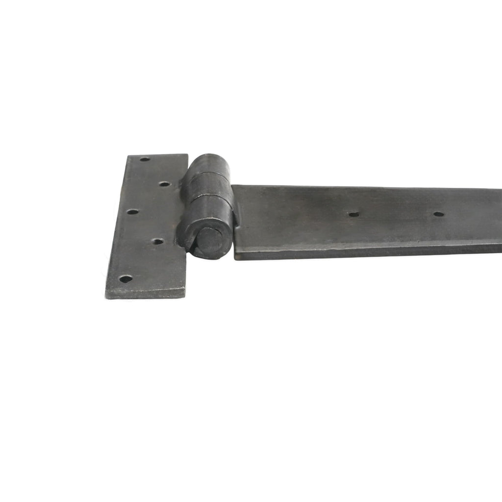 Hand Forged Tee Hinge Strap Hinge Beeswax Arrow End 6" 9" 12" 15" 18" 24" Sold in Pairs (24")