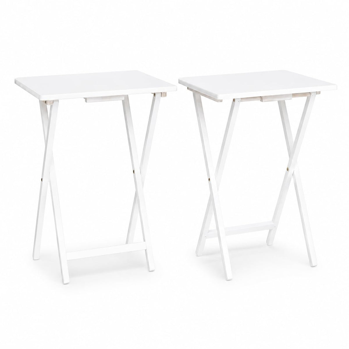 TV Tray Table Set of 2, Portable Laptop Stand for Indoor/Outdoor