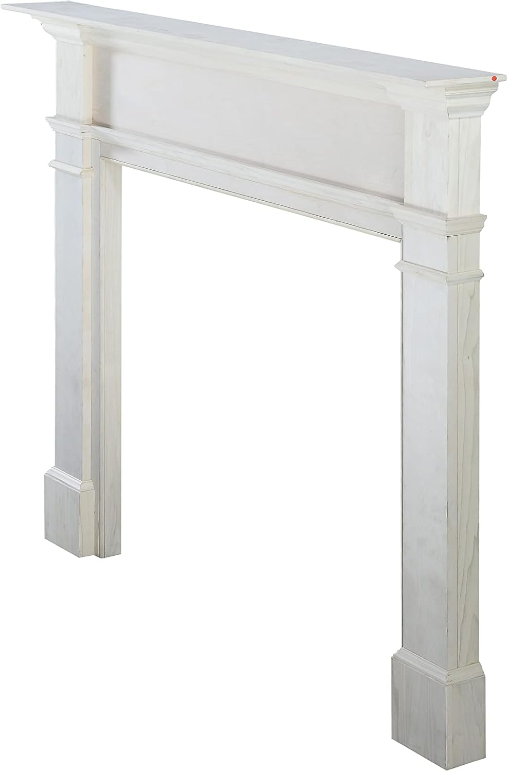 Bold Yet Unpretentious and Homey Wood Mantel Surround, 56", Unfinished