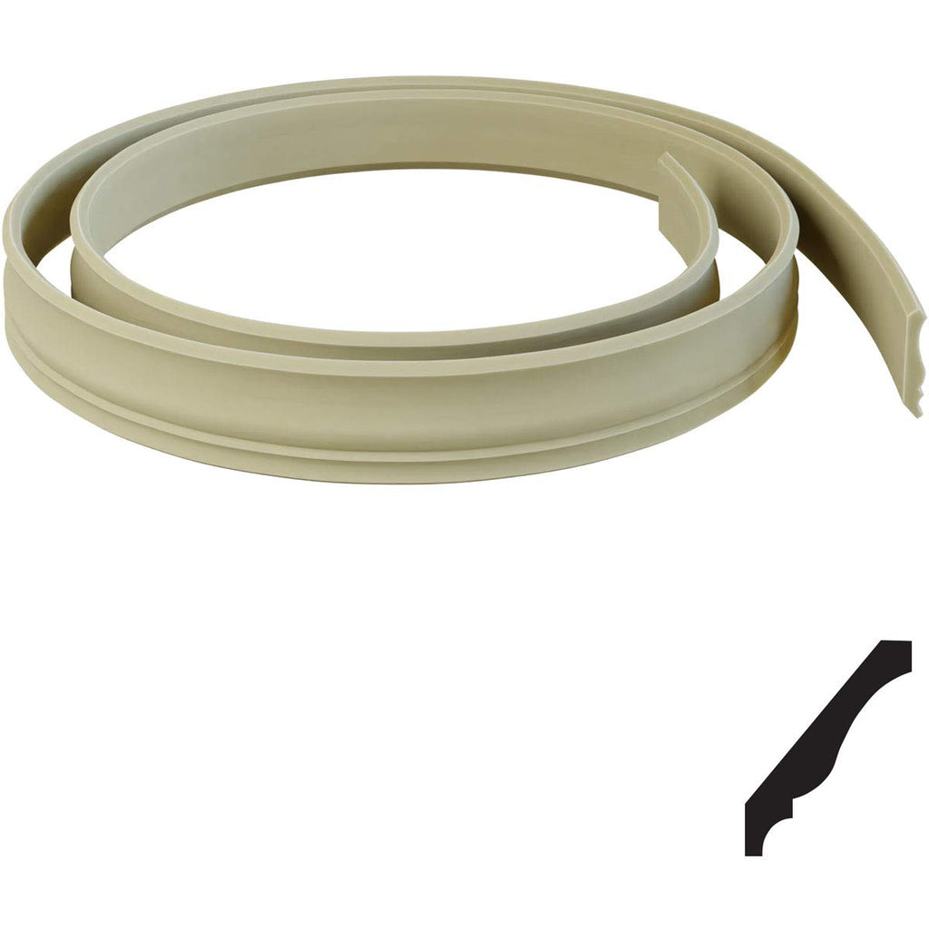 4 1/4"F x 9/16"T x 144"L Crown Flexible Moulding