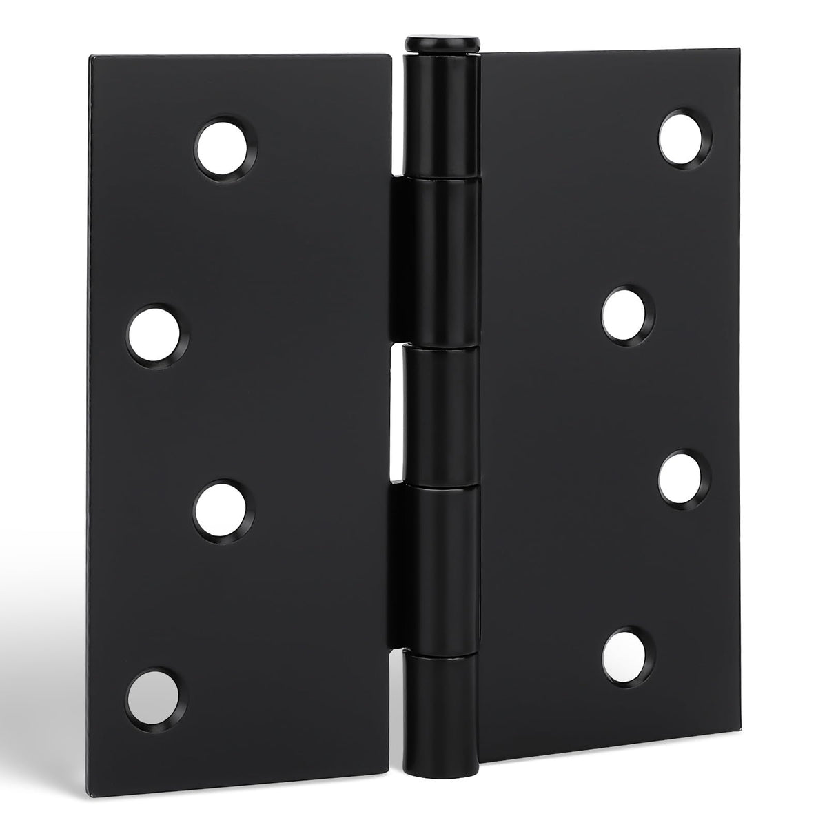 18 Pack Matte Black Door Hinges, 4 x 4 Inch Black Door Hinges