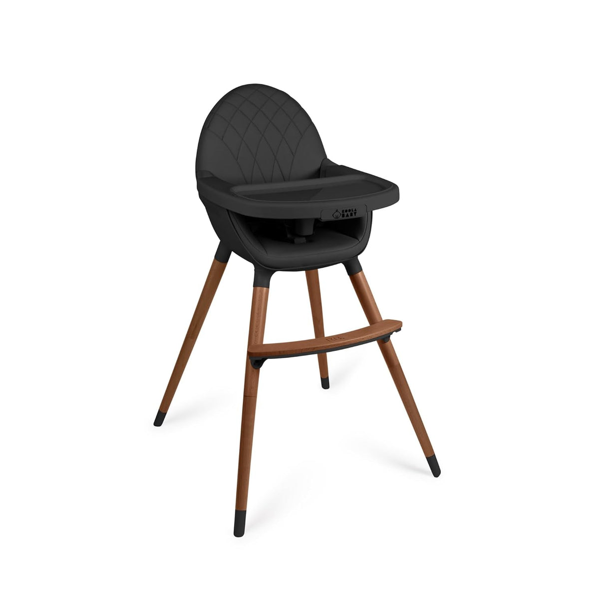 Convertible High Chair for Babies, Toddlers, Kids & Children - Wooden Highchair with Adjustable Height & Dishwasher