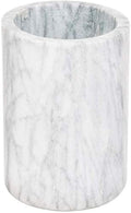 White Marble Stone Wine and Champagne Bottle Chiller Cooler - 7" X 5" | Elegant Kitchen Utensil Holder | Must Have