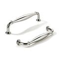 10 Pack 5inch(128mm) Hole Center Vibrant Polished Nickel Cabinet Pulls Solid Heavy-Duty Tradition Handles Hardware