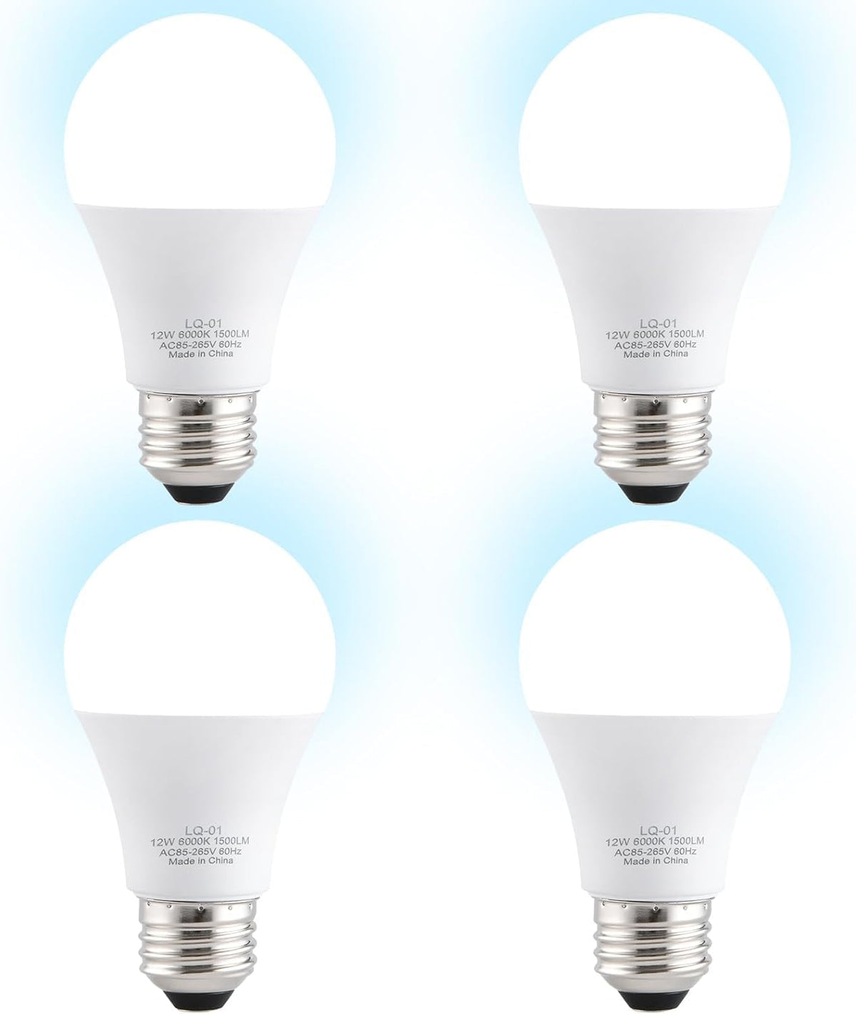 4PK Garage Door Opener Light Bulbs, 1500LM Ultra Bright, Minimize Interference, Compatible with Most Garage Door