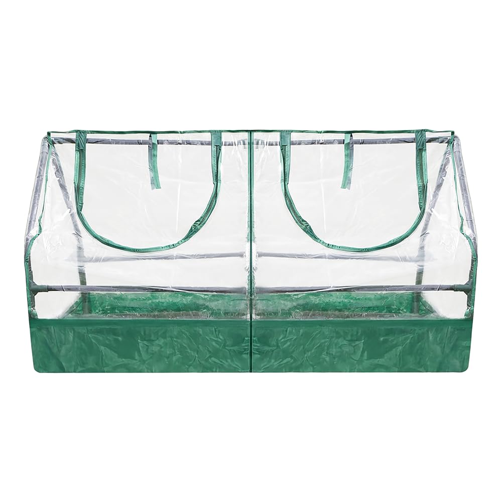 Garden Raised Bed and Cold Frame Greenhouse Cloche - 3 Pack
