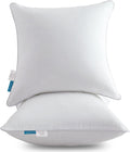 20 x 20 Throw Pillow Inserts () with 100% Cotton Cover - 20 Inch Square Interior Decorative Sofa Pillow - Set of 2