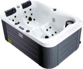 Hydrotherapy Double Recliner Hot Tub Spa with Insulated Hard Top Cover - 2 Person
