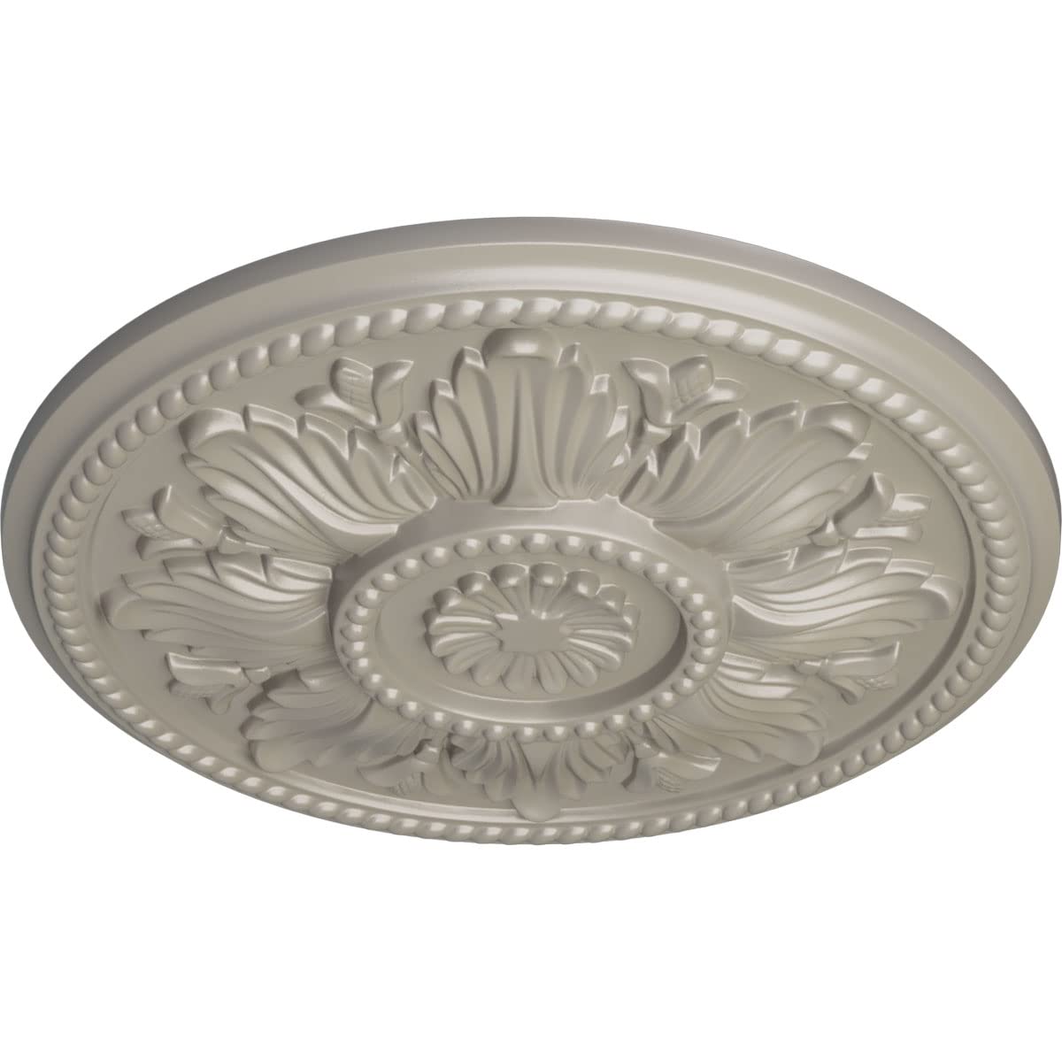 Edinburgh Ceiling Medallion, Pearl White