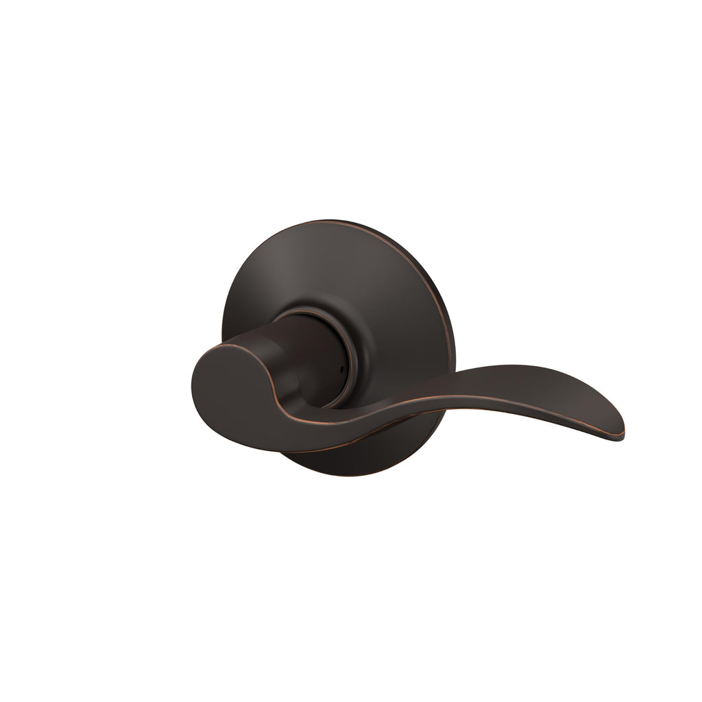 Accent Hall/Closet Passage Door Handle, Reversible, Aged Bronze