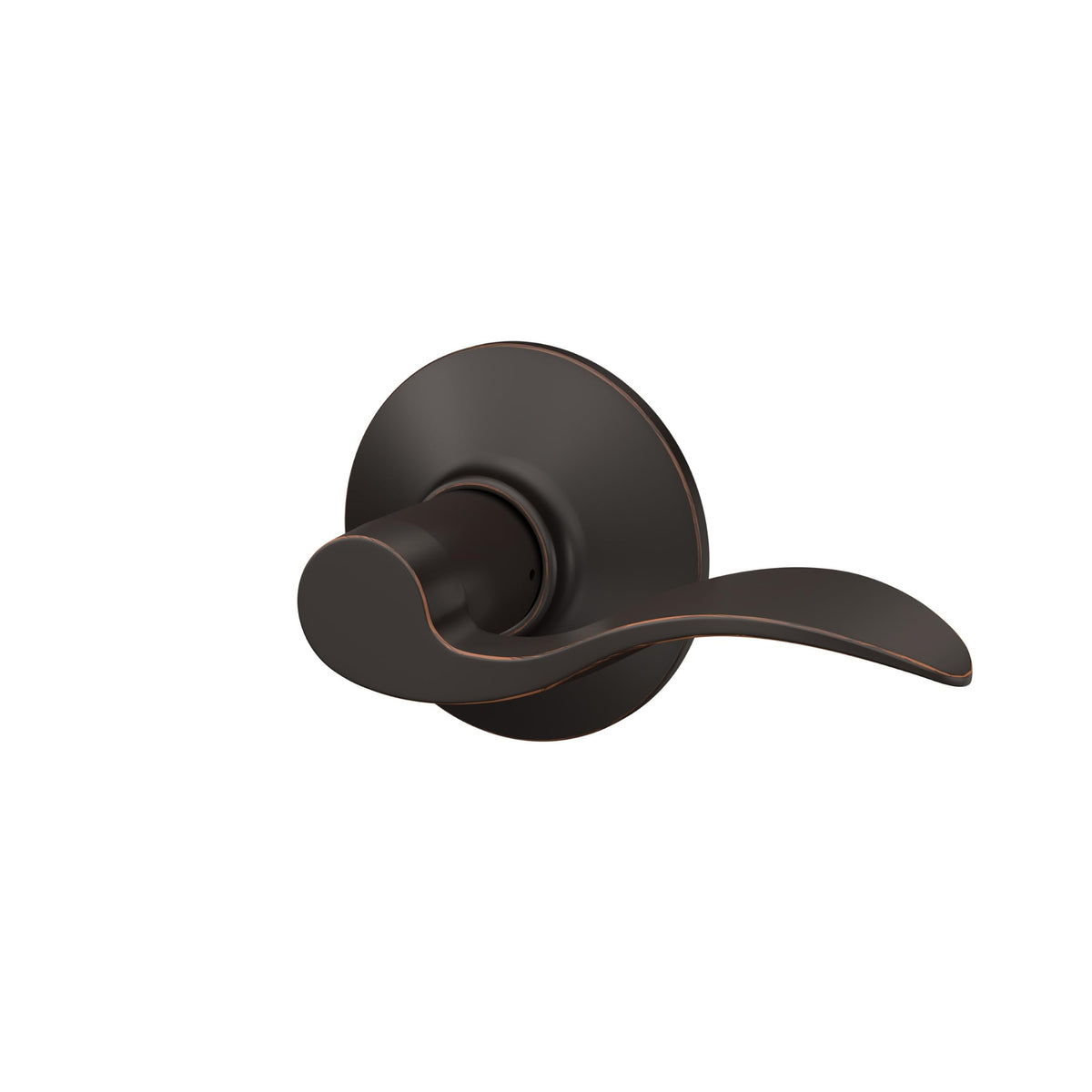 Accent Hall/Closet Passage Door Handle, Reversible, Aged Bronze