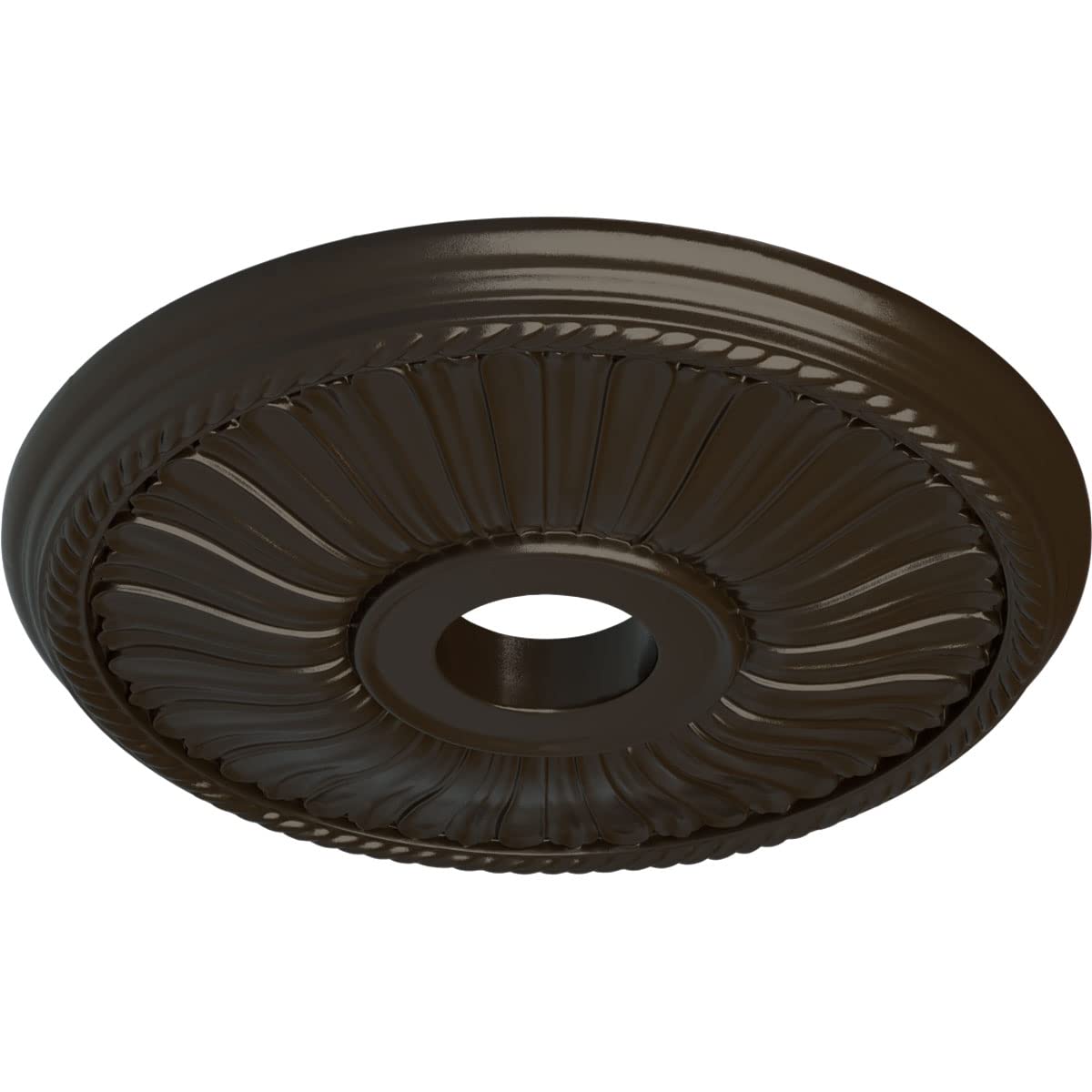 Berkshire Ceiling Medallion fits Canopies up to 6 3/8, Stone Hearth